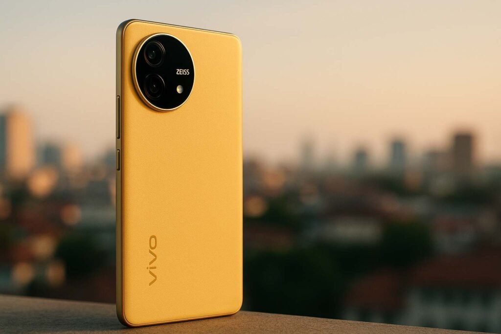 Vivo X200 FE splashed with water, highlighting IP68/IP69 durability and compact 6.31-inch design.”