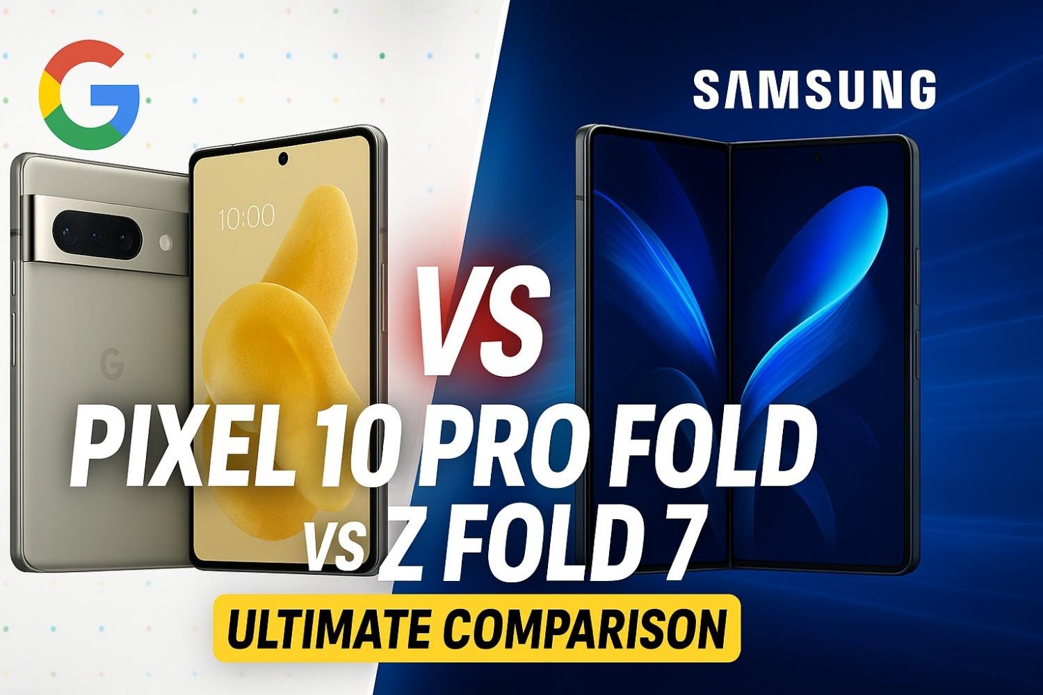 Google Pixel 10 Pro Fold vs Samsung Galaxy Z Fold 7: The Ultimate Comparison