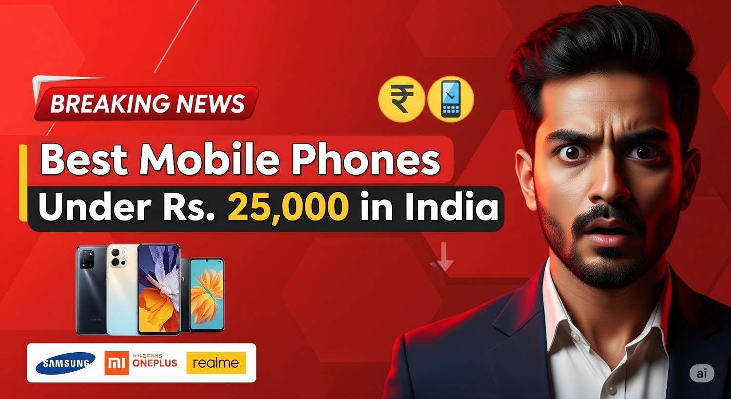 Best Mobile Phones Under Rs. 25,000 in India