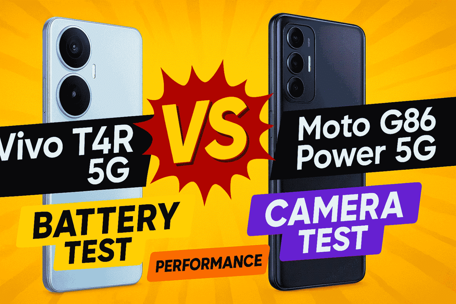 Smartphone Comparison: Vivo T4R 5G vs Moto G86 Power 5G