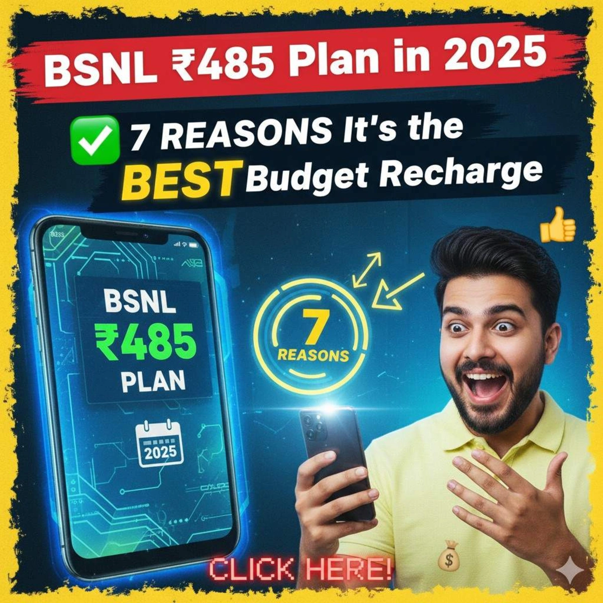 BSNL ₹485 Plan in 2025: 7 Reasons It’s the Best Budget Recharge